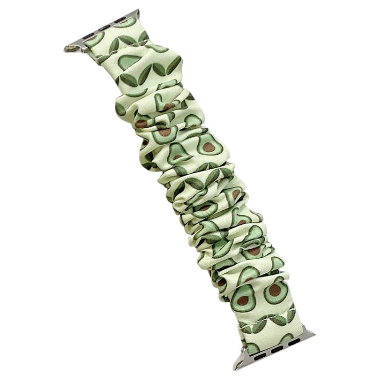 Single Loop Elasticity Cloth Fruit Watch Band For Apple Watch Ultra 49mm&Watch Ultra 2 49mm / Series 9&8&7 45mm / SE 3&SE 2&6&SE&5&4 44mm / 3&2&1 42mm(D) by bashfashion