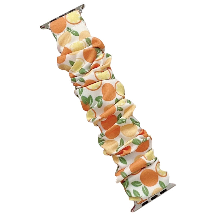 Single Loop Elasticity Cloth Fruit Watch Band For Apple Watch Ultra 49mm&Watch Ultra 2 49mm / Series 9&8&7 45mm / SE 3&SE 2&6&SE&5&4 44mm / 3&2&1 42mm(G) by bashfashion