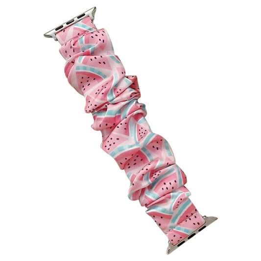 Single Loop Elasticity Cloth Fruit Watch Band For Apple Watch Ultra 49mm&Watch Ultra 2 49mm / Series 9&8&7 45mm / SE 3&SE 2&6&SE&5&4 44mm / 3&2&1 42mm(I) by bashfashion