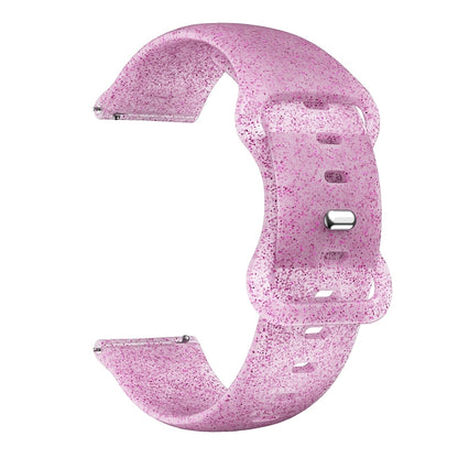 For Samsung Galaxy Watch Active Butterfly Buckle Silicone Watch Band(Pink Glitter) by bashfashion