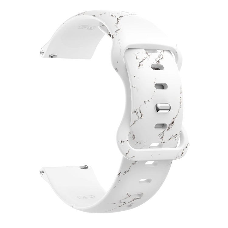 For Samsung Galaxy Watch Active Printing Butterfly Buckle Silicone Watch Band(Mable) by bashfashion