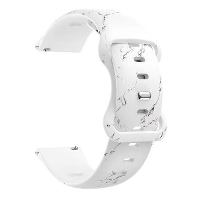 For Samsung Galaxy Watch Active Printing Butterfly Buckle Silicone Watch Band(Mable) by bashfashion