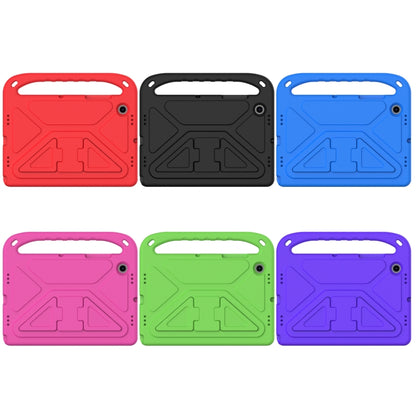 For Samsung Galaxy Tab A8 10.5 / X200 / X 205 / X207 Handle EVA Shockproof Tablet Case with Holder(Black) by bashfashion