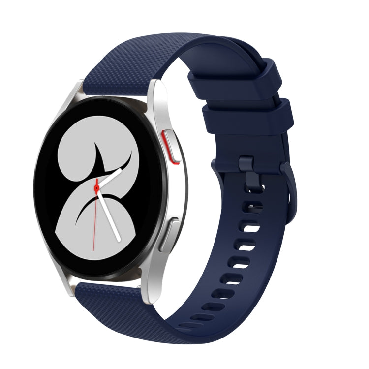 20mm Pockmarked Tonal Buckle Silicone Watch Band for Huawei Watch / Samsung Galaxy Watch(Grey) by bashfashion