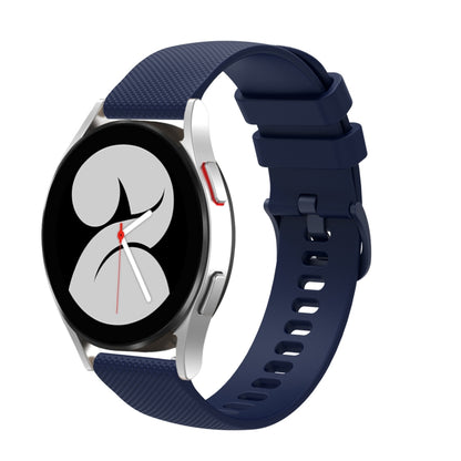 20mm Pockmarked Tonal Buckle Silicone Watch Band for Huawei Watch / Samsung Galaxy Watch(Grey) by bashfashion