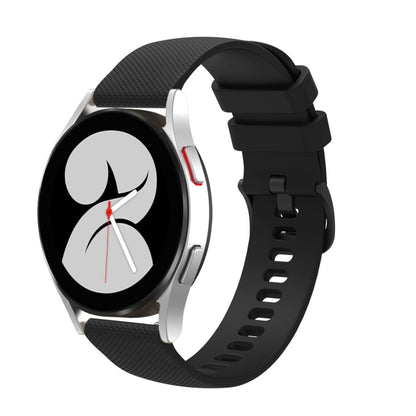 22mm Pockmarked Tonal Buckle Silicone Watch Band for Huawei Watch / Samsung Galaxy Watch(Grey) by bashfashion