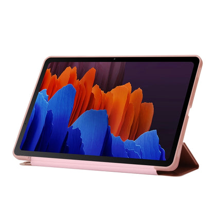 For Samsung Galaxy Tab S8 / S7 Deformation Silicone Leather Tablet Case(Dark Green) by bashfashion