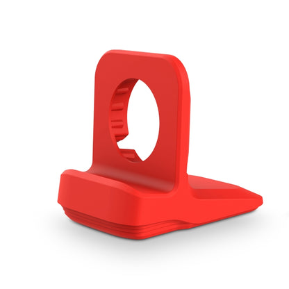 Silicone Charging Holder for Apple Watch(Red) by bashfashion