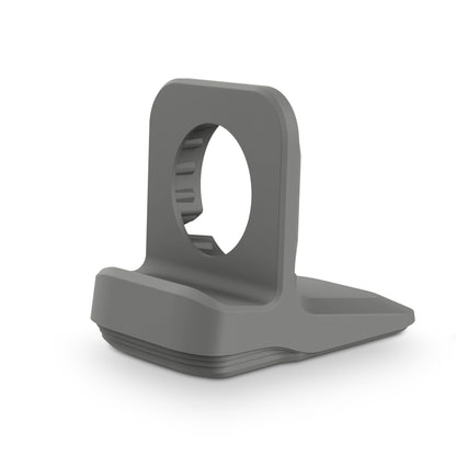 Silicone Charging Holder for Apple Watch(Grey) by bashfashion