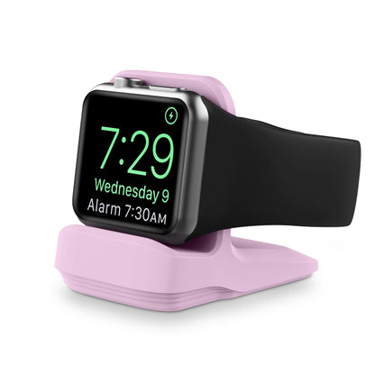 Silicone Charging Holder for Apple Watch(Purple) by bashfashion