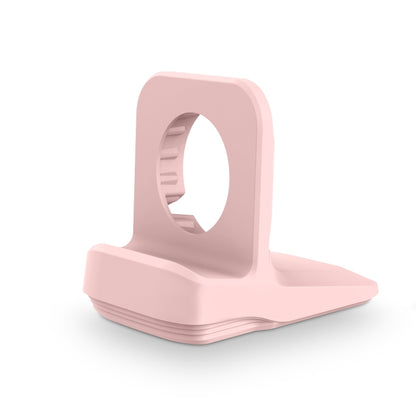 Silicone Charging Holder for Apple Watch(Pink) by bashfashion
