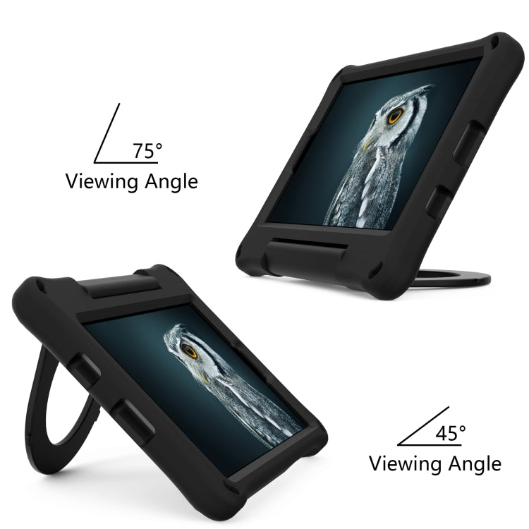 For Samsung Galaxy Tab A7 Lite EVA Handle Holder Tablet Case(Black) by bashfashion