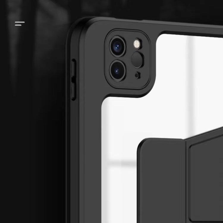 Mutural Jianshang Series Tablet Leather Smart Case For iPad Air 2022 / 2020 10.9 / Pro 11(Dark Blue) by Mutural