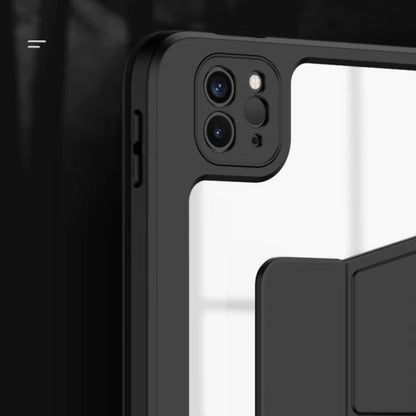 Mutural Jianshang Series Tablet Leather Smart Case For iPad Air 2022 / 2020 10.9 / Pro 11(Dark Blue) by Mutural