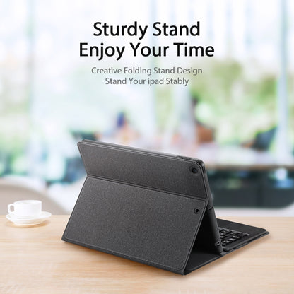 DUX DUCIS Bluetooth Keyboard Leather Case with Touchpad & Smart Sleep Function For iPad 10.2 2021 / 2020 / 2019(Black) by DUX DUCIS