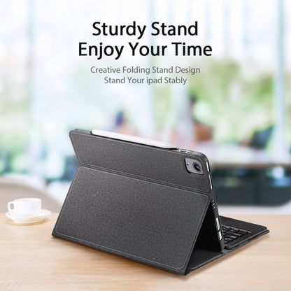 DUX DUCIS Bluetooth Keyboard Leather Case with Touchpad & Smart Sleep Function For iPad Air 4/5 / iPad Pro 11 2018/2020/2021/2022(Black) by DUX DUCIS