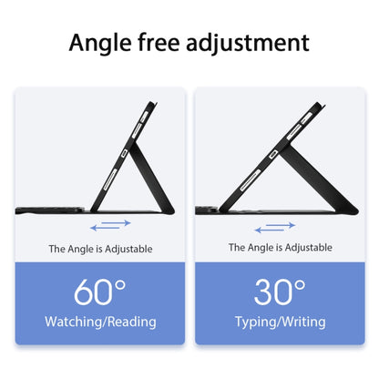 DUX DUCIS Bluetooth Keyboard Leather Case with Touchpad & Smart Sleep Function For iPad Air 4/5 / iPad Pro 11 2018/2020/2021/2022(Black) by DUX DUCIS