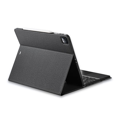 DUX DUCIS Bluetooth Keyboard Leather Case with Touchpad & Smart Sleep Function For iPad Pro 12.9 2020/2021/2022(Black) by DUX DUCIS