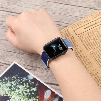 Nylon Watch Band For Apple Watch Series 9&8&7 41mm / SE 3&SE 2&6&SE&5&4 40mm / 3&2&1 38mm(Pearl Pink) by bashfashion