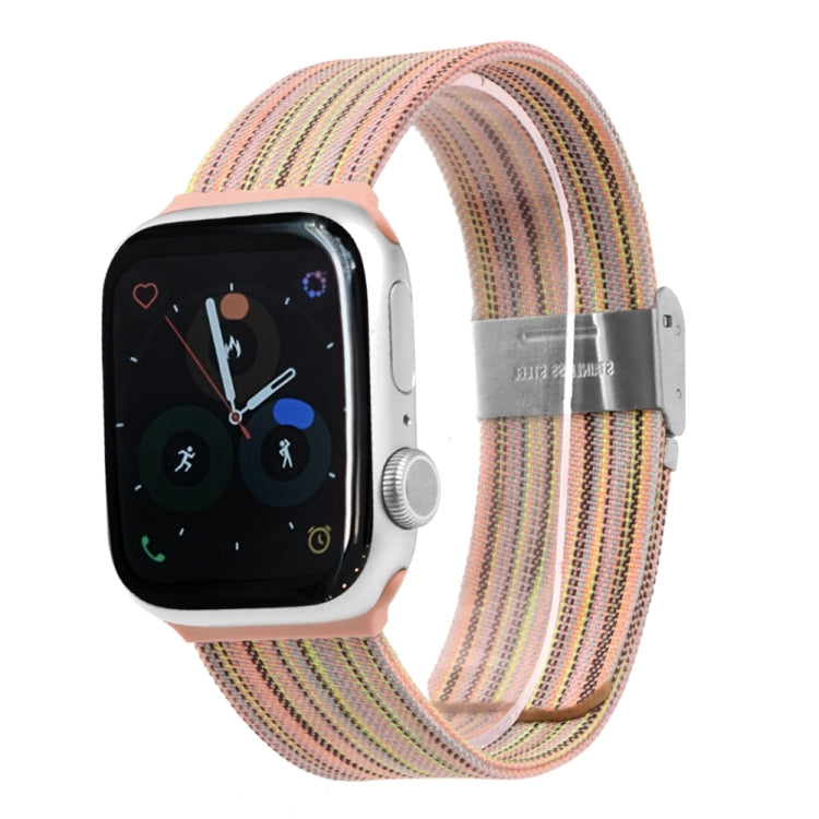Cloth Watch Band For Apple Watch Series 9&8&7 41mm / SE 3&SE 2&6&SE&5&4 40mm / 3&2&1 38mm(E) by bashfashion
