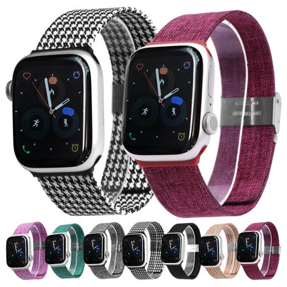 Cloth Watch Band For Apple Watch Series 9&8&7 41mm / SE 3&SE 2&6&SE&5&4 40mm / 3&2&1 38mm(E) by bashfashion