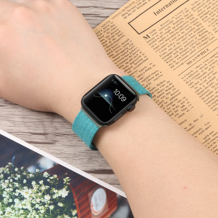 Cloth Watch Band For Apple Watch Series 9&8&7 41mm / SE 3&SE 2&6&SE&5&4 40mm / 3&2&1 38mm(D) by bashfashion