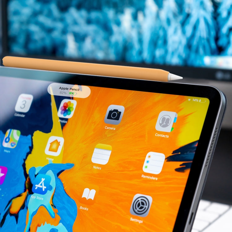 DUX DUCIS Stoyobe Ultra-thin Silicone Protective Case for Apple Pencil Pro / 2(Orange) by DUX DUCIS