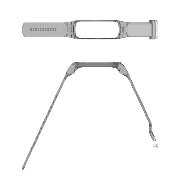 For Samsung Galaxy Fit 2 SM-R220 Discoloration in Light TPU Watch Band(Black) by bashfashion