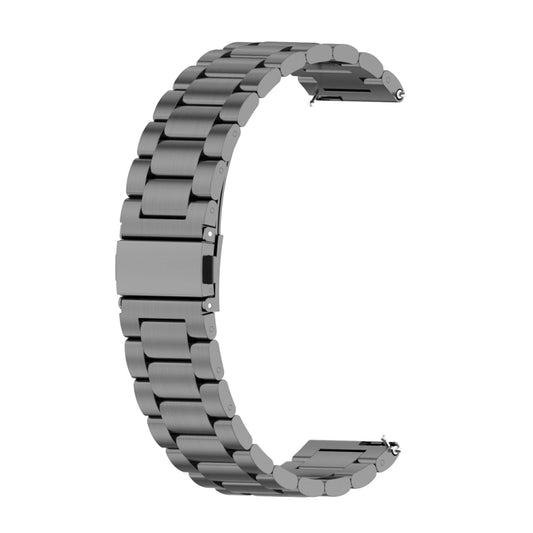 For Huawei GT 3 Pro 46mm Three-bead Metal Steel Watch Band(Grey) by bashfashion