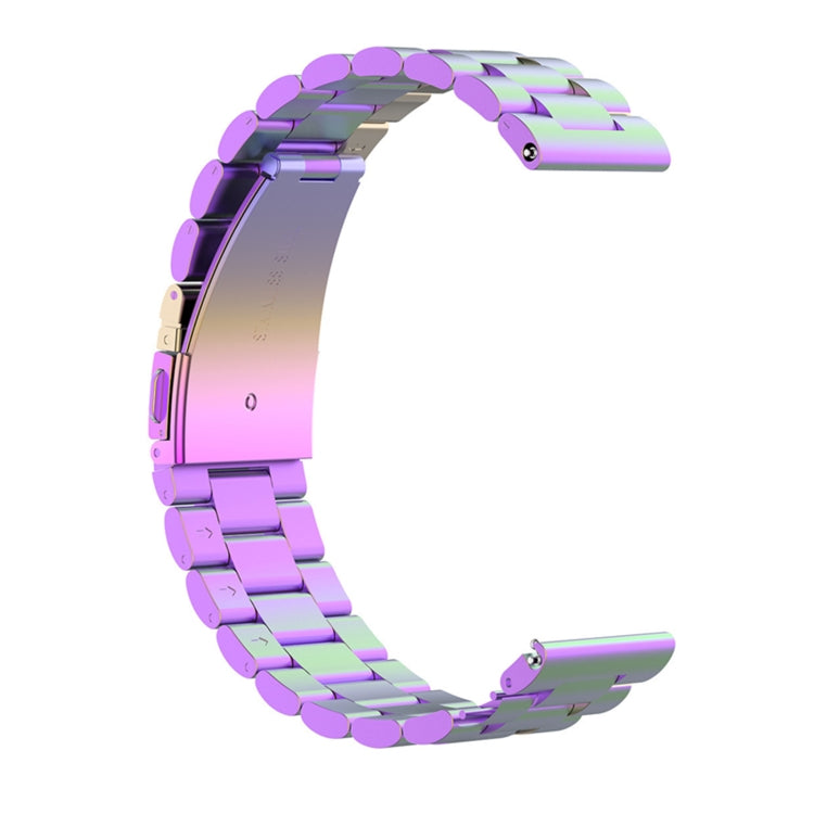 For Huawei GT 3 Pro 46mm Three-bead Metal Steel Watch Band(Colorful) by bashfashion