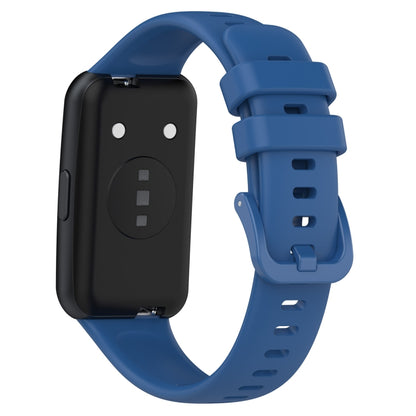 For Huawei Band 7 Silicone Watch Band(Blue) by bashfashion