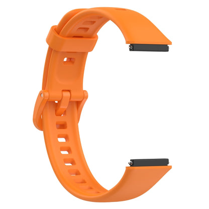 For Huawei Band 7 Silicone Watch Band(Orange) by bashfashion