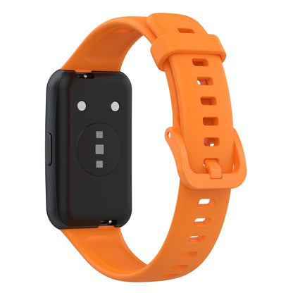 For Huawei Band 7 Silicone Watch Band(Orange) by bashfashion