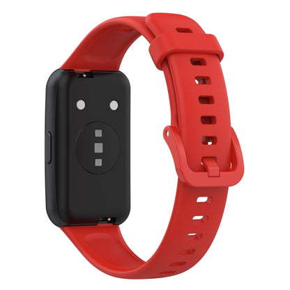 For Huawei Band 7 Silicone Watch Band(Red) by bashfashion