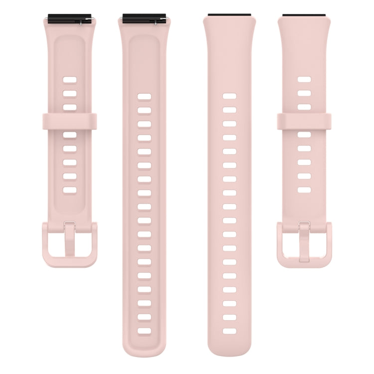 For Huawei Band 7 Silicone Watch Band(Rose Pink) by bashfashion