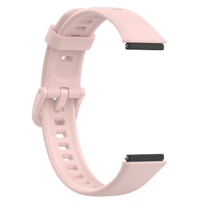 For Huawei Band 7 Silicone Watch Band(Rose Pink) by bashfashion