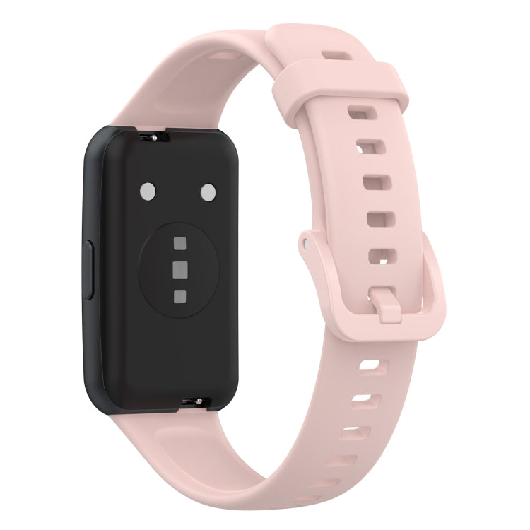 For Huawei Band 7 Silicone Watch Band(Rose Pink) by bashfashion