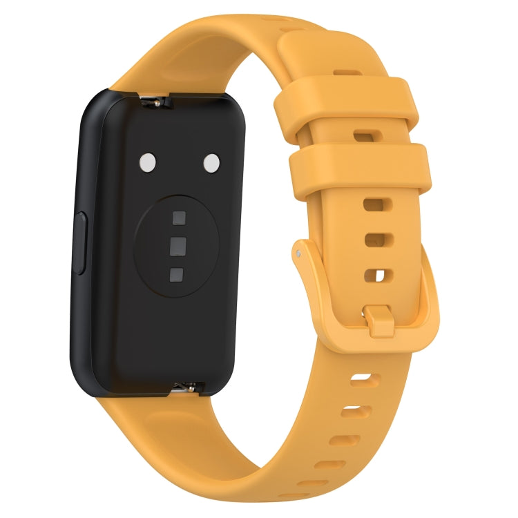 For Huawei Band 7 Silicone Watch Band(Populus Euphratica in Autumn) by bashfashion