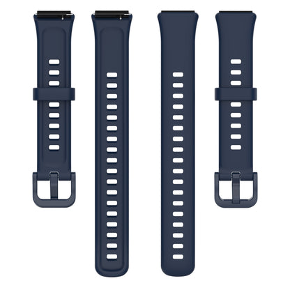 For Huawei Band 7 Silicone Watch Band(Dark Blue) by bashfashion