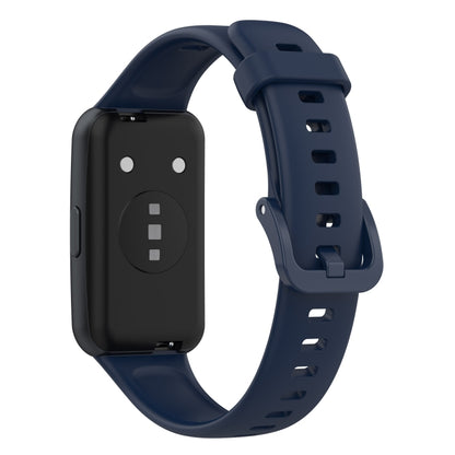For Huawei Band 7 Silicone Watch Band(Dark Blue) by bashfashion