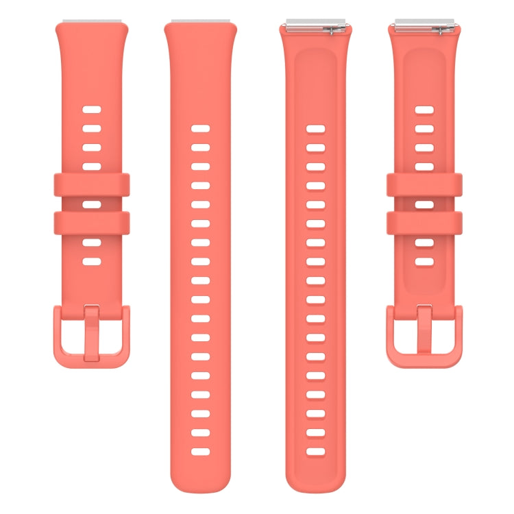 For Huawei Band 7 Silicone Watch Band(China Red) by bashfashion