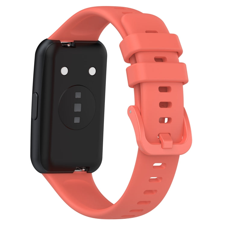 For Huawei Band 7 Silicone Watch Band(China Red) by bashfashion