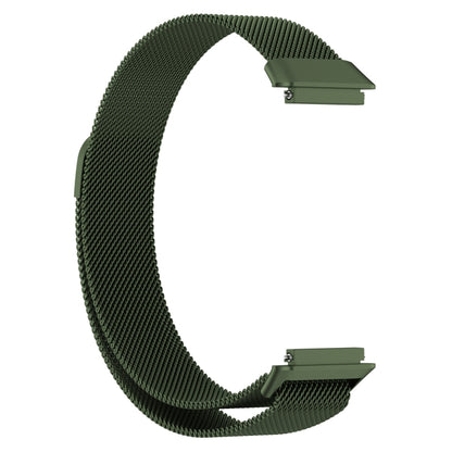 For Huawei Band 7 / 7 NFC Milan Metal Magnetic Watch Band(Green) by bashfashion