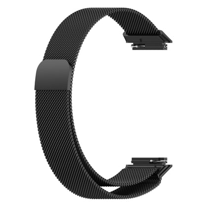 For Huawei Band 7 / 7 NFC Milan Metal Magnetic Watch Band(Black) by bashfashion