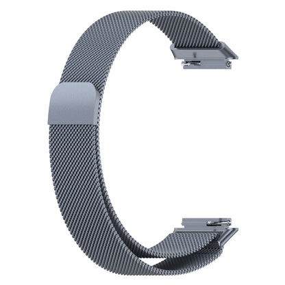For Huawei Band 7 / 7 NFC Milan Metal Magnetic Watch Band(Grey) by bashfashion