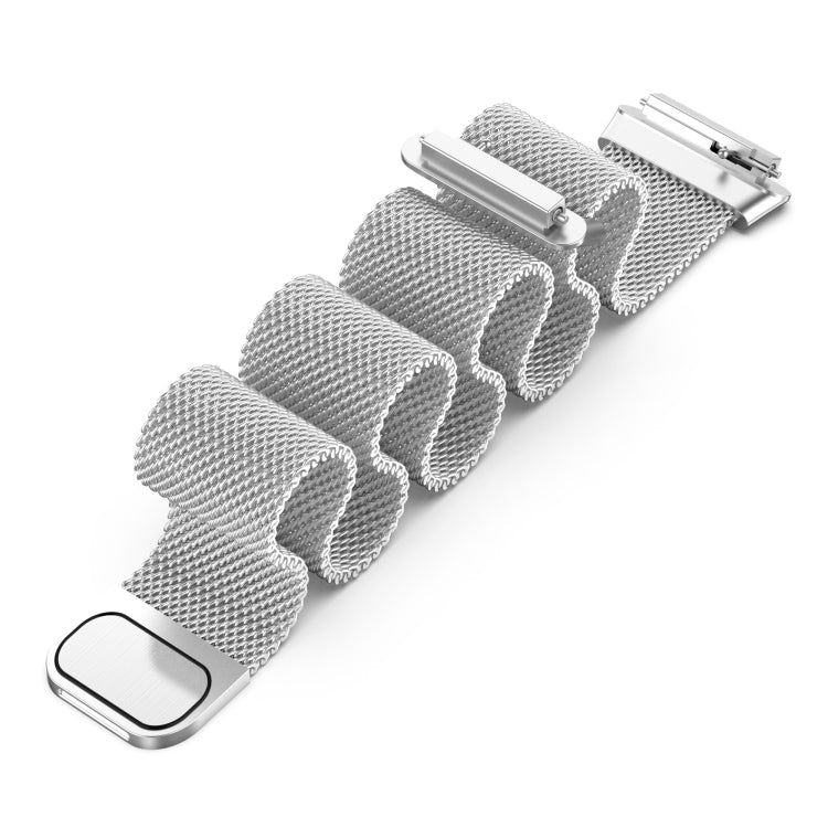 For Huawei Band 7 / 7 NFC Milan Metal Magnetic Watch Band(Silver) by bashfashion