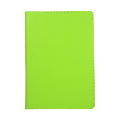 For Lenovo M10 Plus 3rd Litchi Texture 360 Degrees Rotation Leather Tablet Case with Holder(Green) by bashfashion