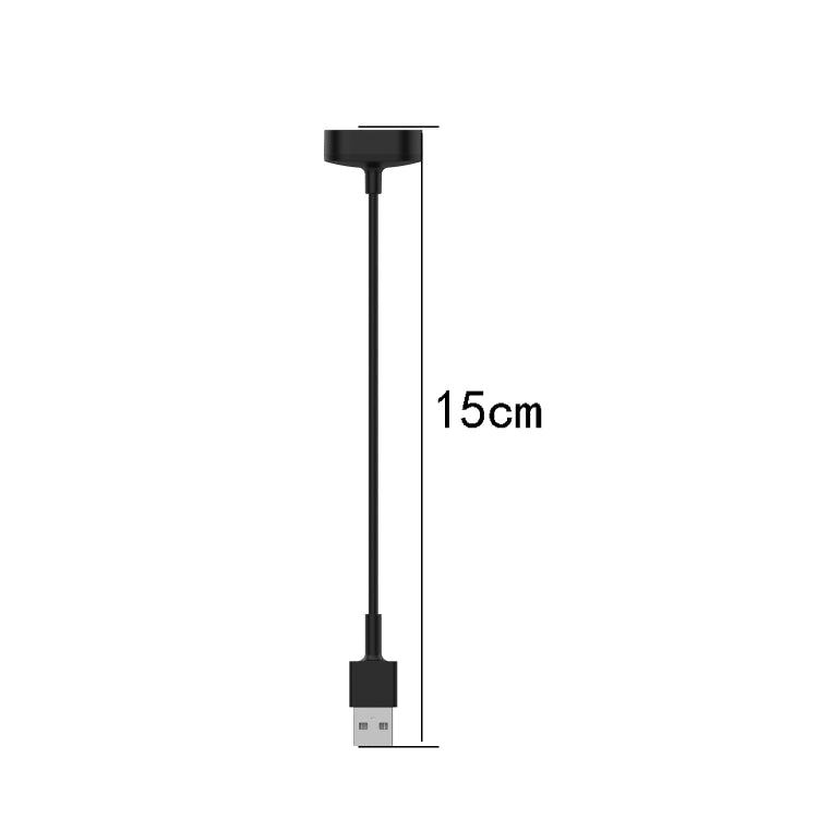 For Fitbit Inspire 15cm Charging Cable(Black) by bashfashion