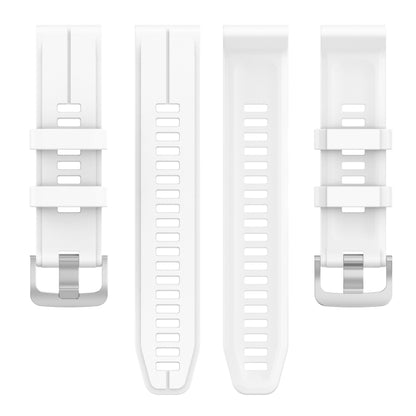 For Garmin Descent G1 / Forerunner 745/945/935 / Approach S62 Solid Color Silicone Watch Band(White) by bashfashion