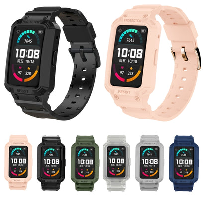 For Huawei Watch Fit / Honor Watch ES Integrated TPU Watch Band(Pink) by bashfashion